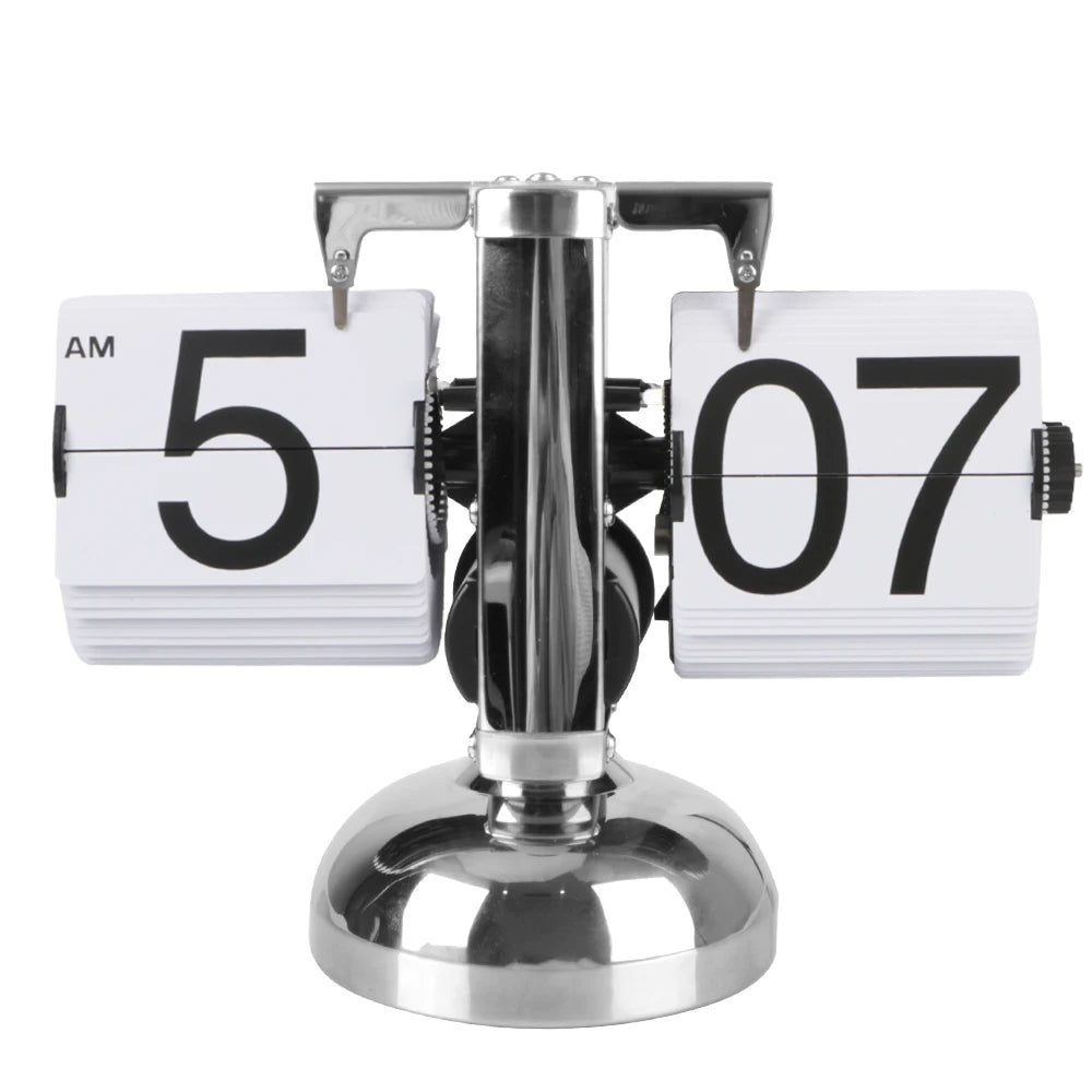 Desktop Retro Clock Auto Flip