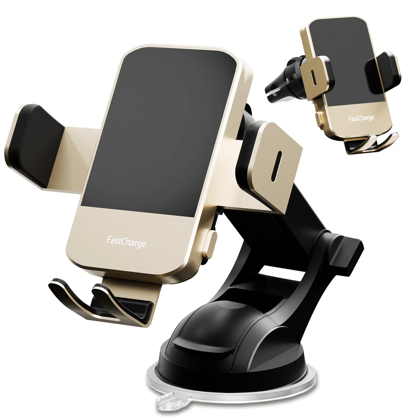 Wireless Fast Car Charger Phone Holder For IPhone 16 15 14 13 12 Pro Max 11 XR XS Samsung Galaxy