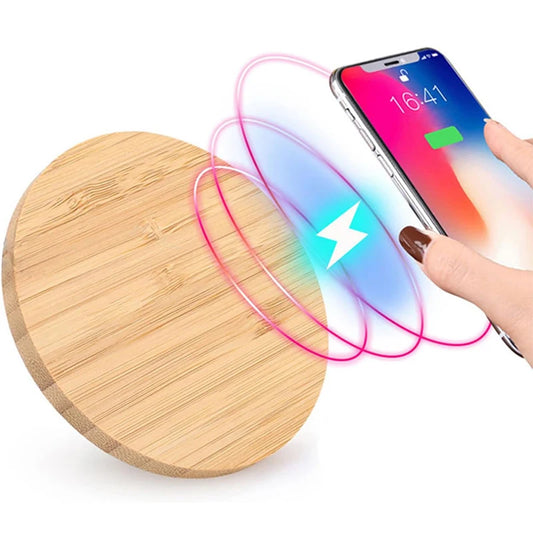 Circular 15W fast charger compatible with all wireless charging supported mobile phone wireless chargers