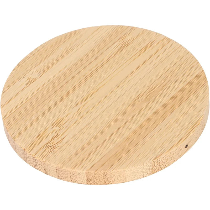 Circular 15W fast charger compatible with all wireless charging supported mobile phone wireless chargers
