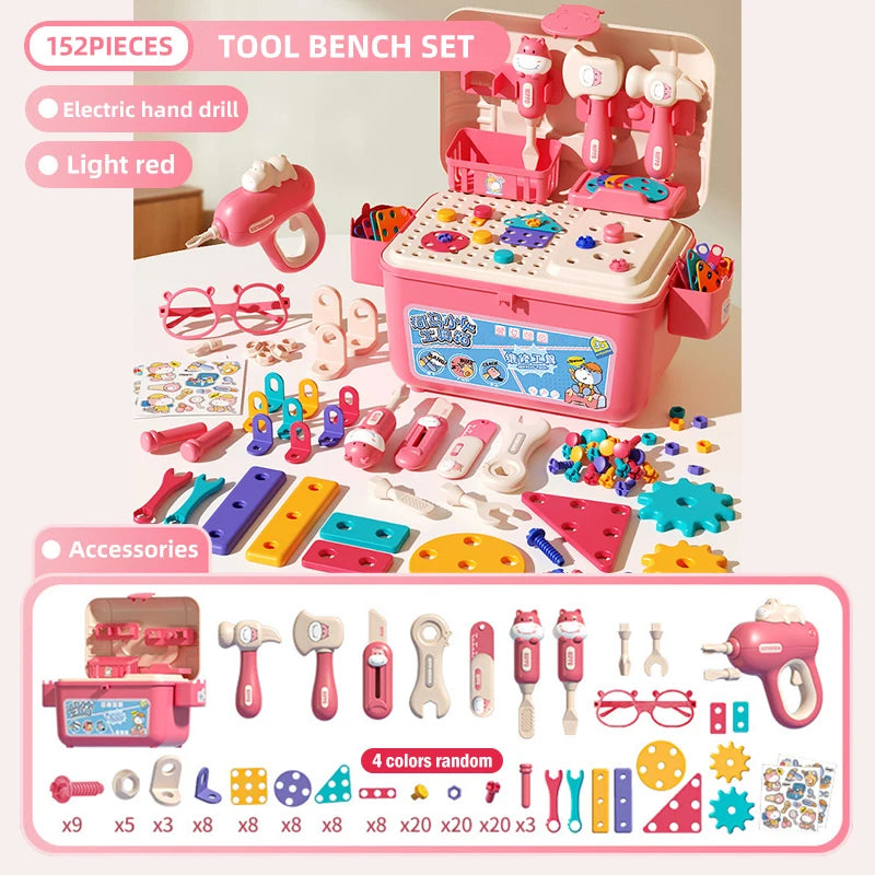 Kids Building Tools Box