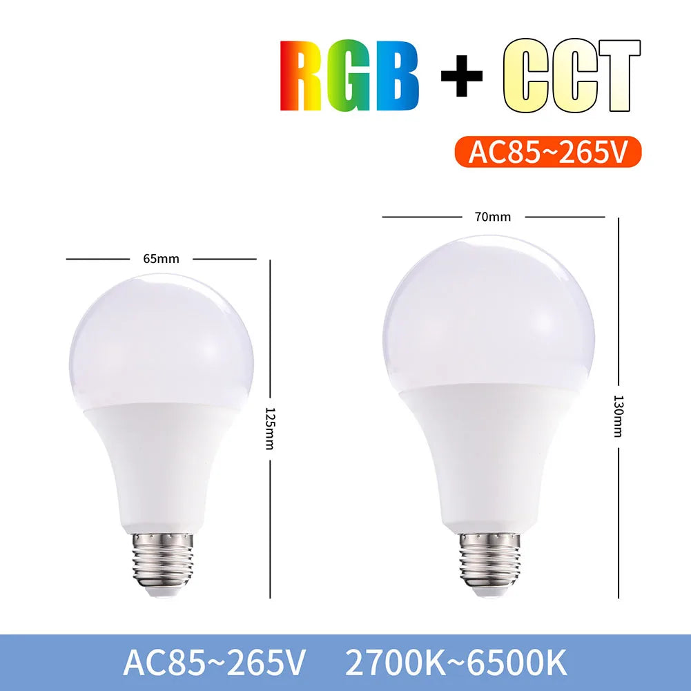LED Bulb RGB Light 10W Tuya Smart luetooth-compatible Bulb for Alexa Google Home