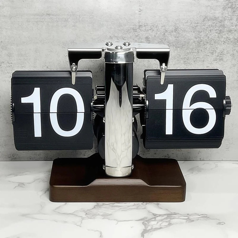 Automatically Page Turning Retro Flipping Clock