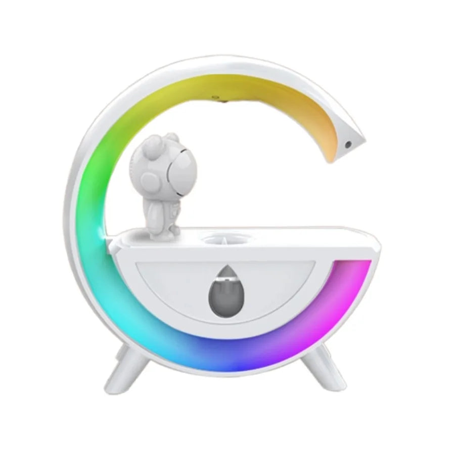 Multifunctional Astronaut Anti Gravity Air Humidifier Bluetooth Speaker Table Lamp Night Lights RGB Office Bedroom Aromatherapy
