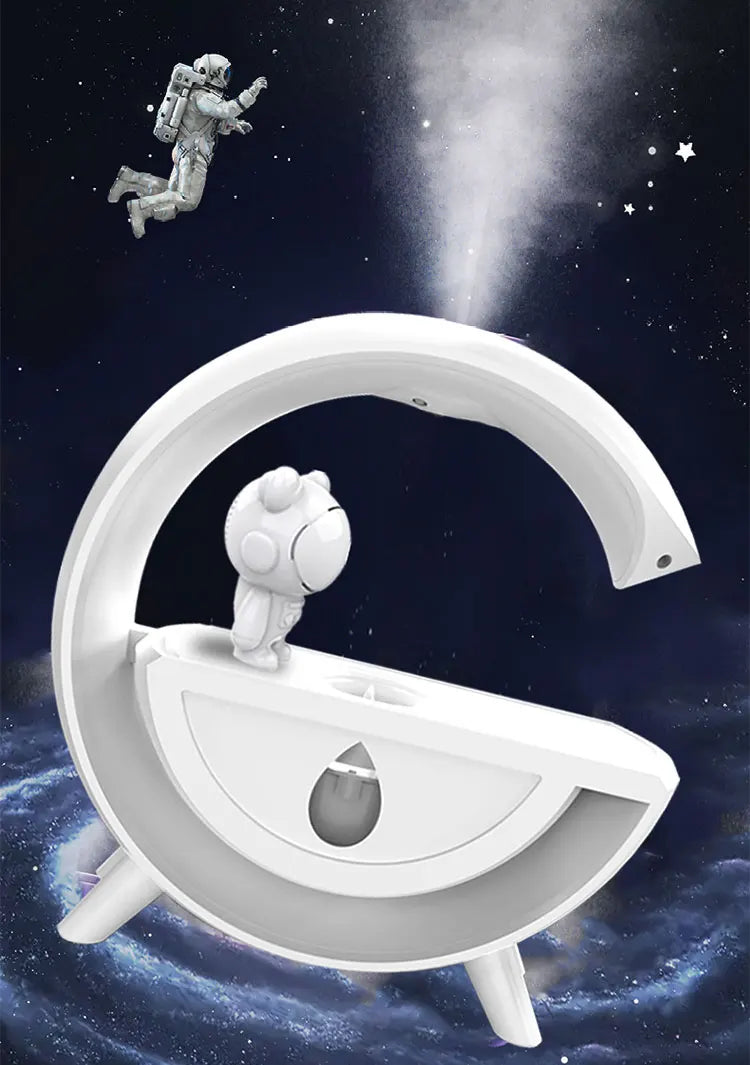 Multifunctional Astronaut Anti Gravity Air Humidifier Bluetooth Speaker Table Lamp Night Lights RGB Office Bedroom Aromatherapy