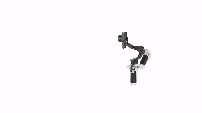 FeiyuTech SCORP Mini 2 Handheld Gimbal 3-Axis Mirrorless & Action Camera Smartphone with AI tracker Magnetic Fill, 1.2kg Payload