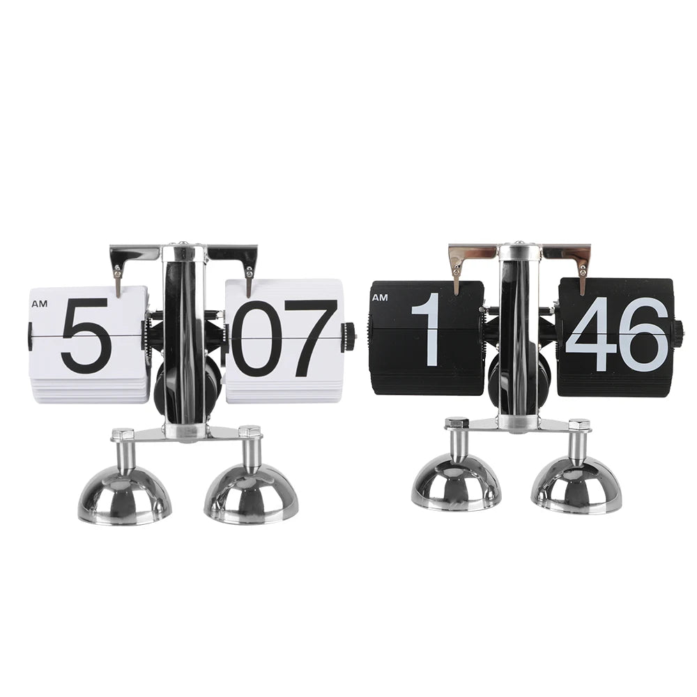 Desktop Retro Clock Auto Flip