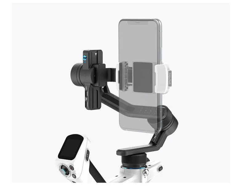 FeiyuTech SCORP Mini 2 Handheld Gimbal 3-Axis Mirrorless & Action Camera Smartphone with AI tracker Magnetic Fill, 1.2kg Payload