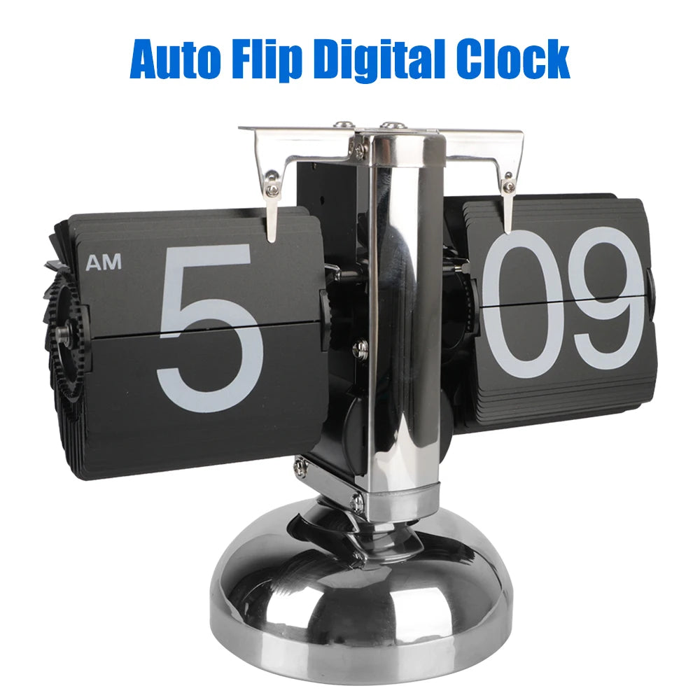 Desktop Retro Clock Auto Flip