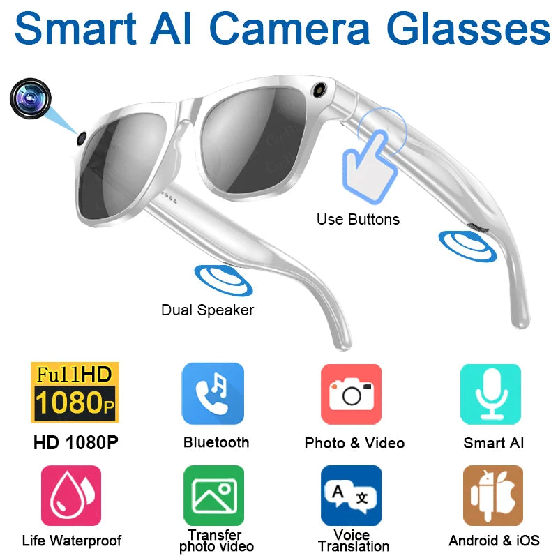 1080P HD Smart Glasses