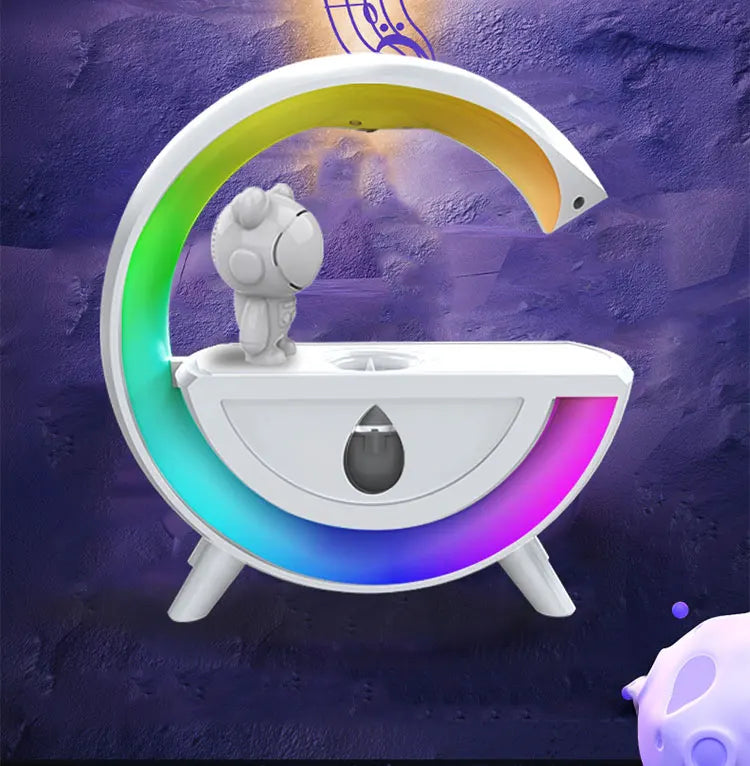 Multifunctional Astronaut Anti Gravity Air Humidifier Bluetooth Speaker Table Lamp Night Lights RGB Office Bedroom Aromatherapy
