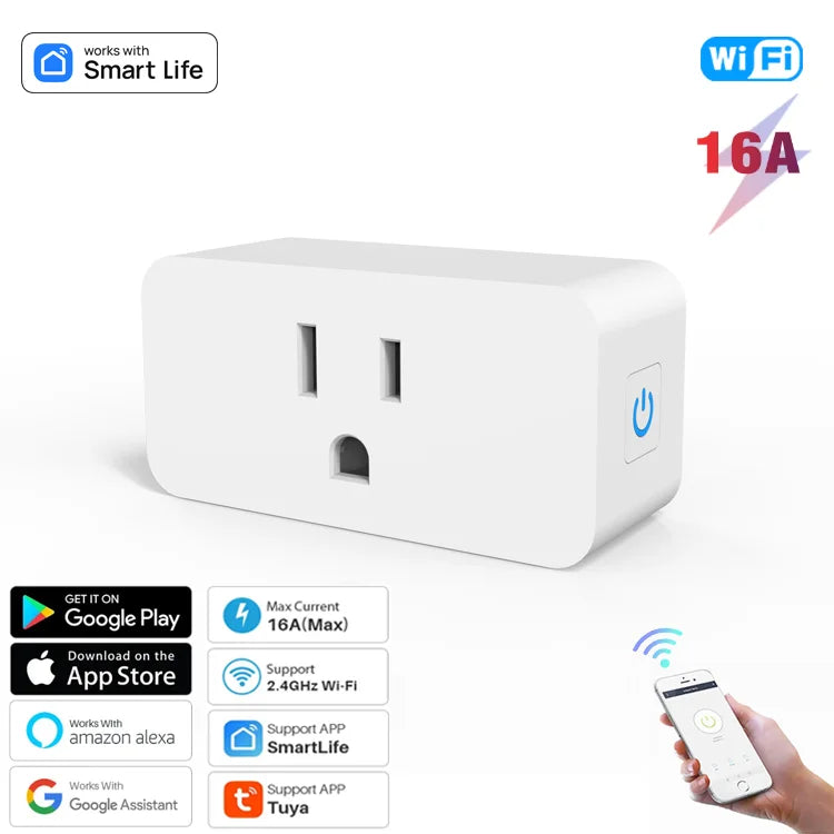 Tuya WiFi Smart Plug 16A