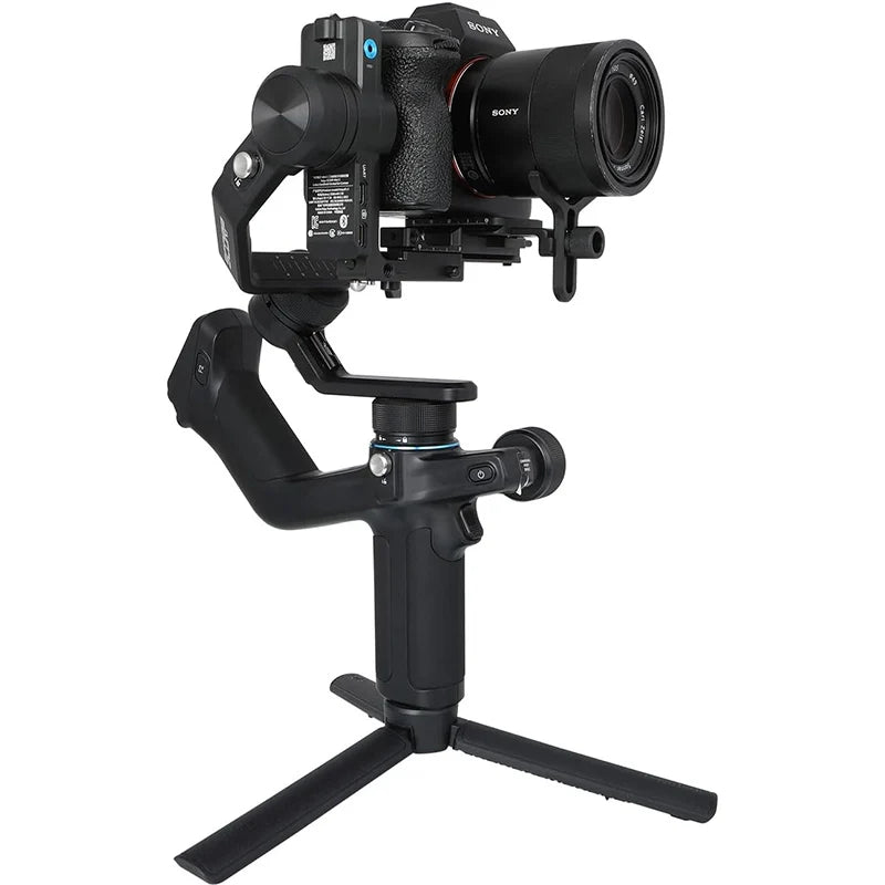 FeiyuTech SCORP Mini 2 Handheld Gimbal 3-Axis Mirrorless & Action Camera Smartphone with AI tracker Magnetic Fill, 1.2kg Payload