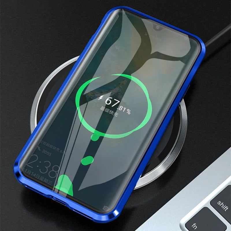 Anti-Peeping Privacy Protection Magnetic Case For IPhone 14, 15, 16 - 14, 15, 16 Pro and Pro  Max  Double Glass Metal Cover